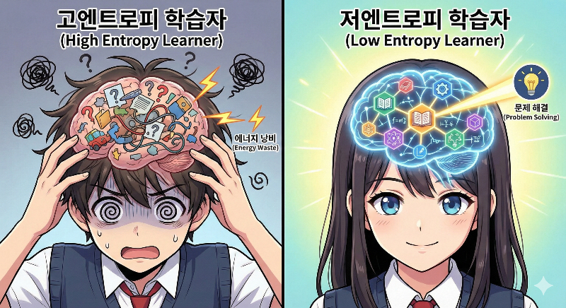 고엔트로피 vs 저엔트로피