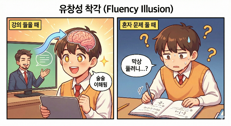 유창성 착각
