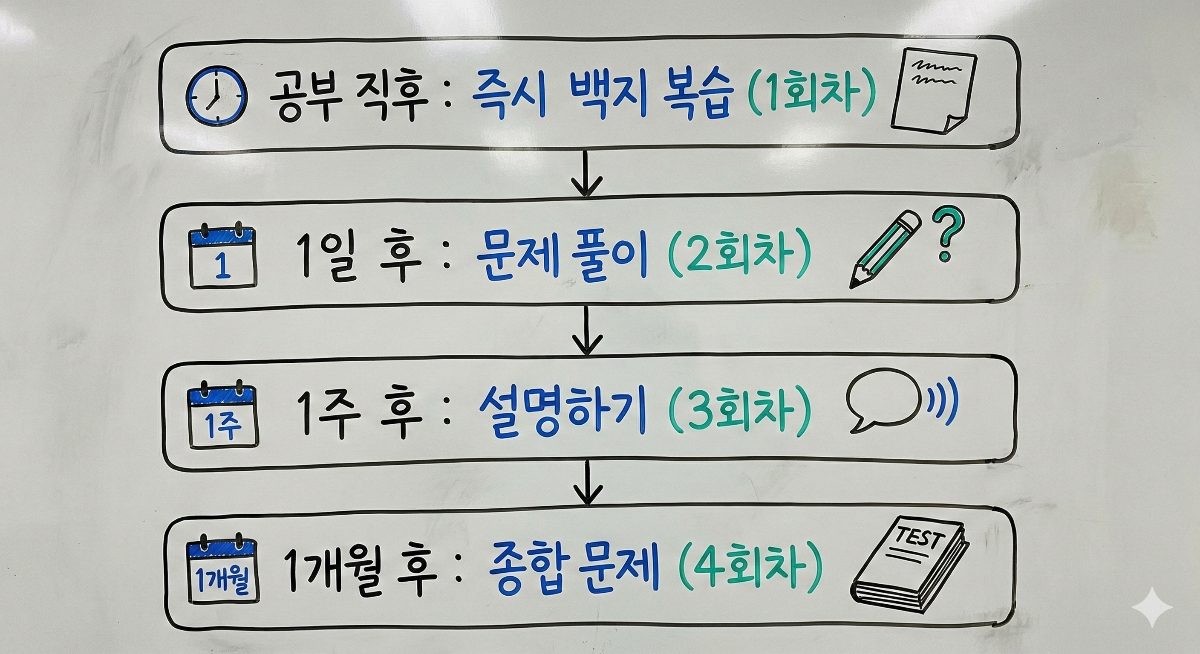 인출 연습 스케줄
