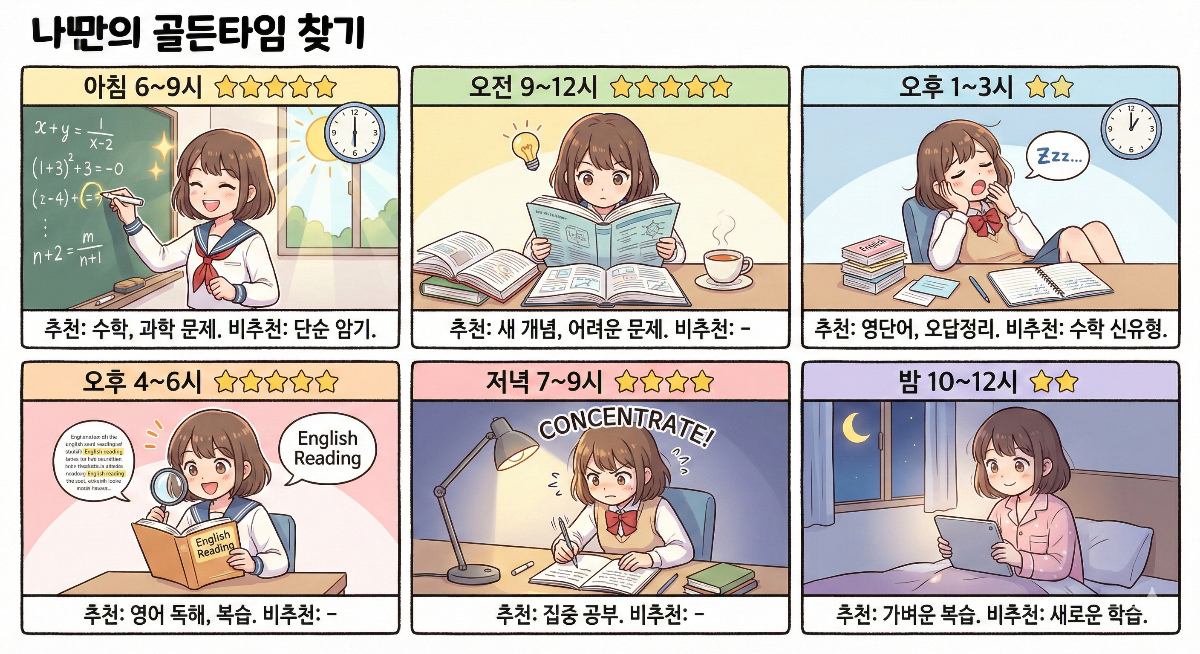 나만의 골든타임 찾기